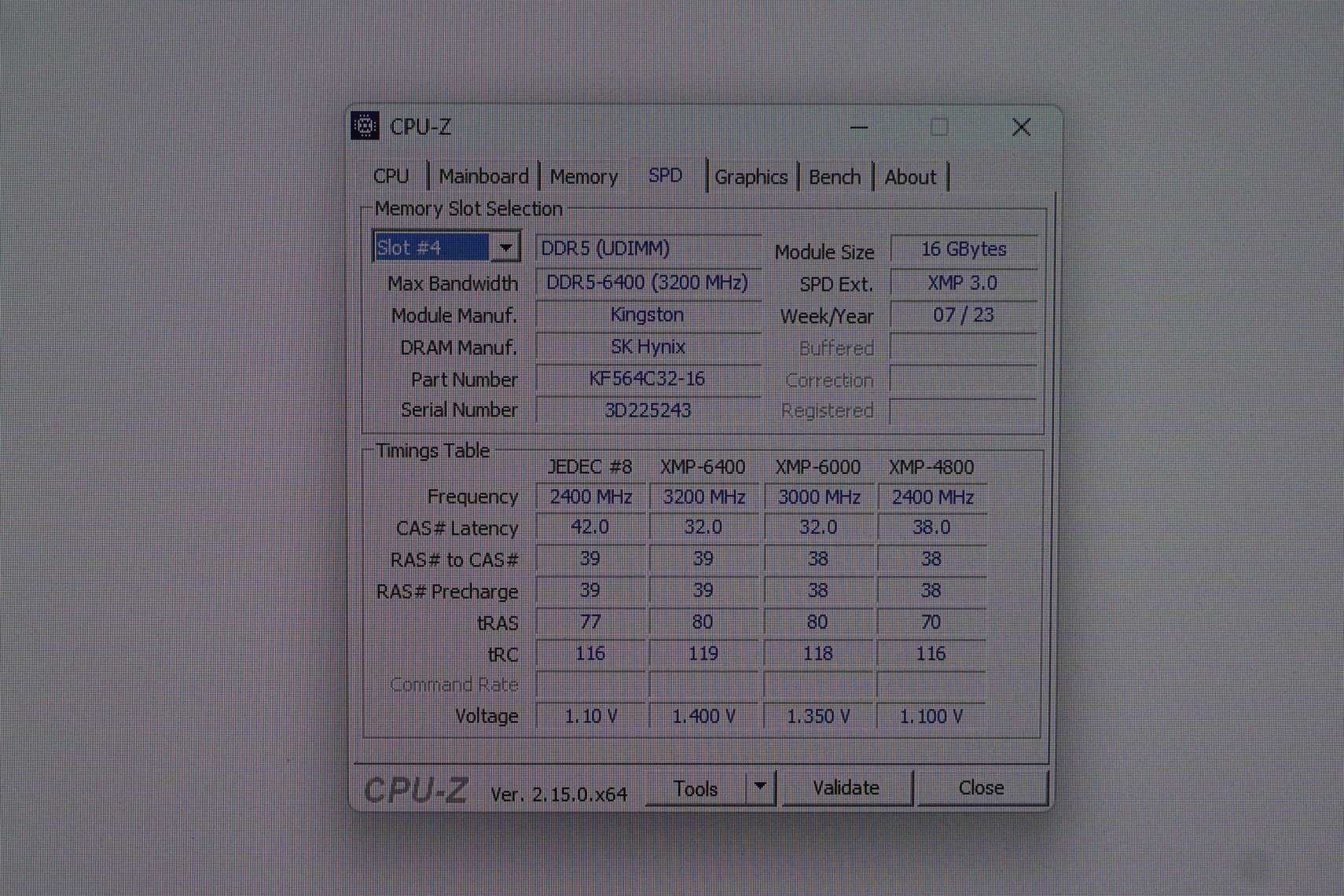 [32GB] RAM, Памет DDR5 2x16GB 6400MT's CL 32 Kingston Fury Renegade