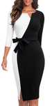 Rochie alb- negru