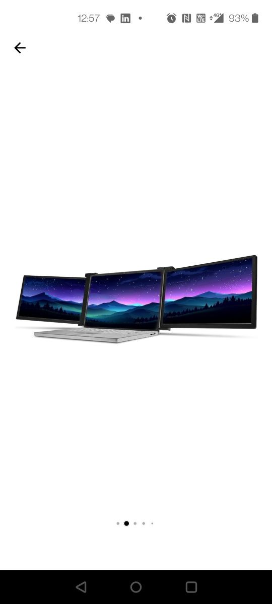 Monitoare portabile LCD 11.6", Misura, Full HD, Negru