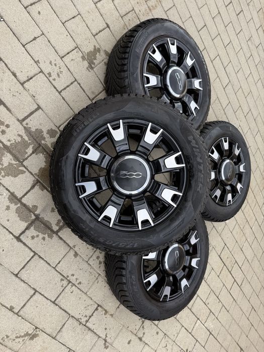 Jante Fiat 500 originale ca Noi 175 65 14 pirelli iarna ca noi