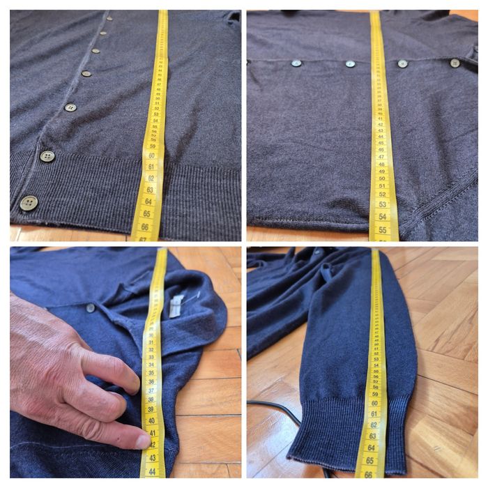 Cardigan artizanal bărbătesc Filippo De Laurentiis, Lână Merino - 50