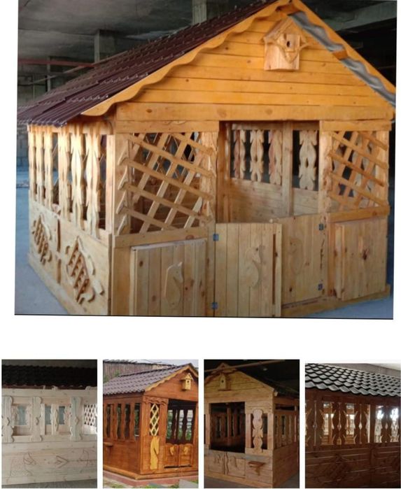 Срочно продам деревянные беседки . новая