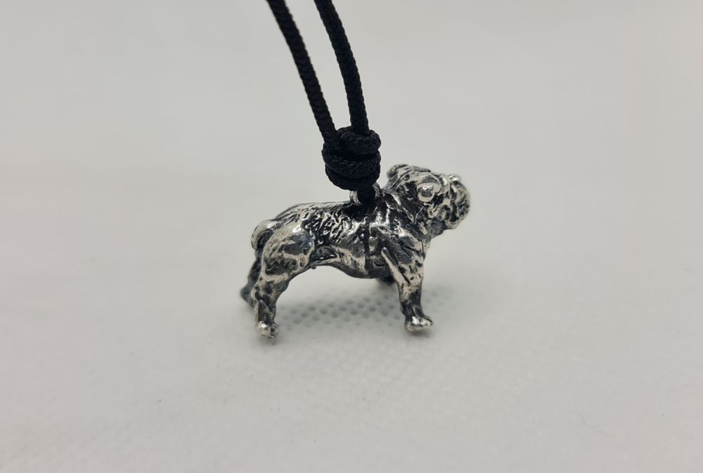 Pandant din argint nasic cu dulldog