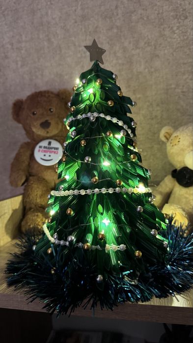 Поделка в школу в садик елка новый год