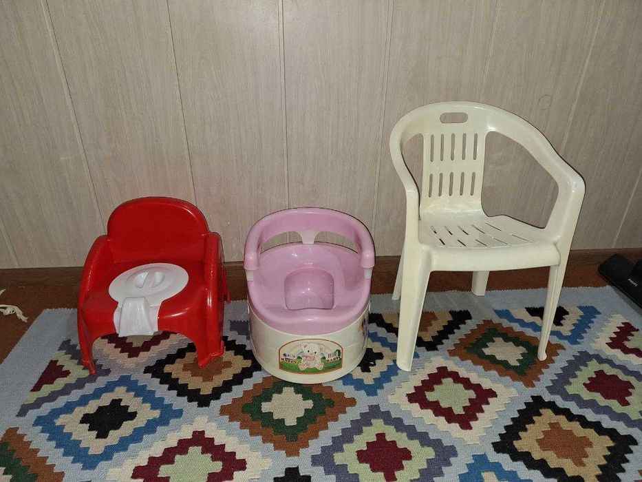 детские горшочки и стульчик