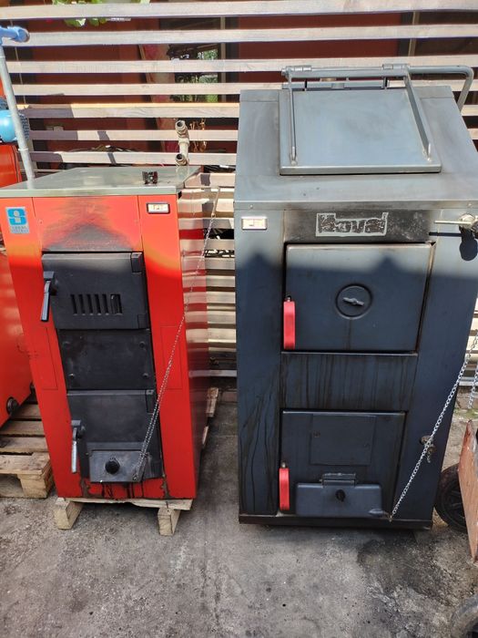 Vând ancalziri centrale pe peleți lemne și injector combustibil ulei.