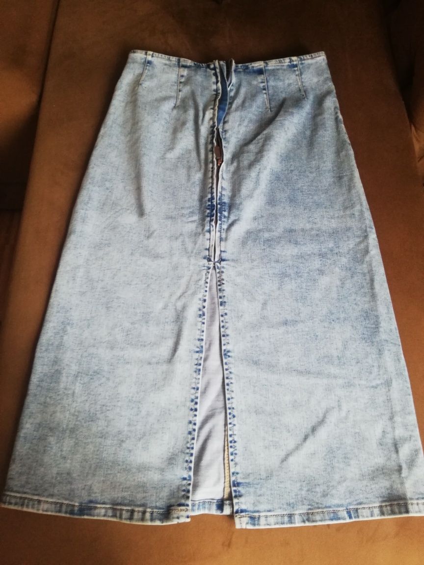 Fustă lungă jeans Stradivarius 50 RON