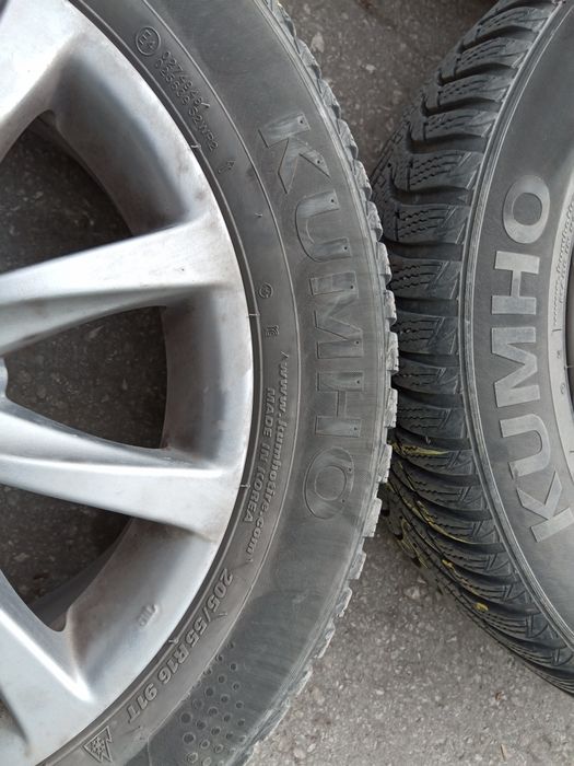 Джанти с гуми Kumho за Хонда 205/55/16