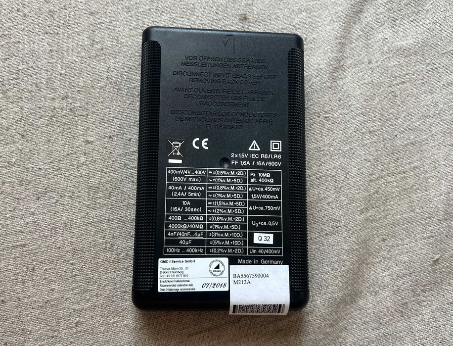 Multimetru profesional Gossen Metrawatt METRA MAX 12 cu accesorii