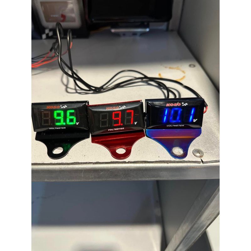 Voltmetru 8V ~ 16V LED baterie motocicleta cu suport!