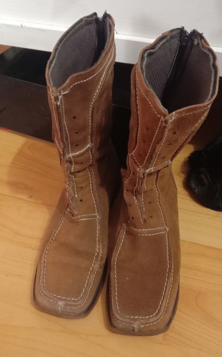 Продам б/у натуральная замша