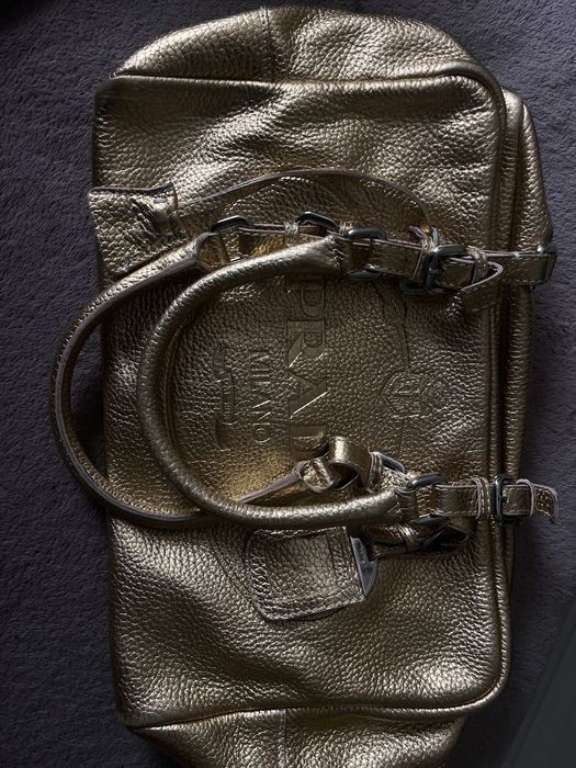 geanta prada milano gold