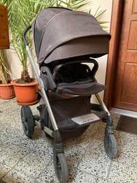 Количка NUNA 3 в 1 - кош за новородено, летен кош и столче за кола