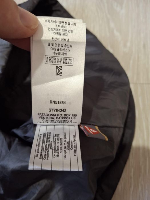 Vesta barbati drumetie Patagonia primaloft S