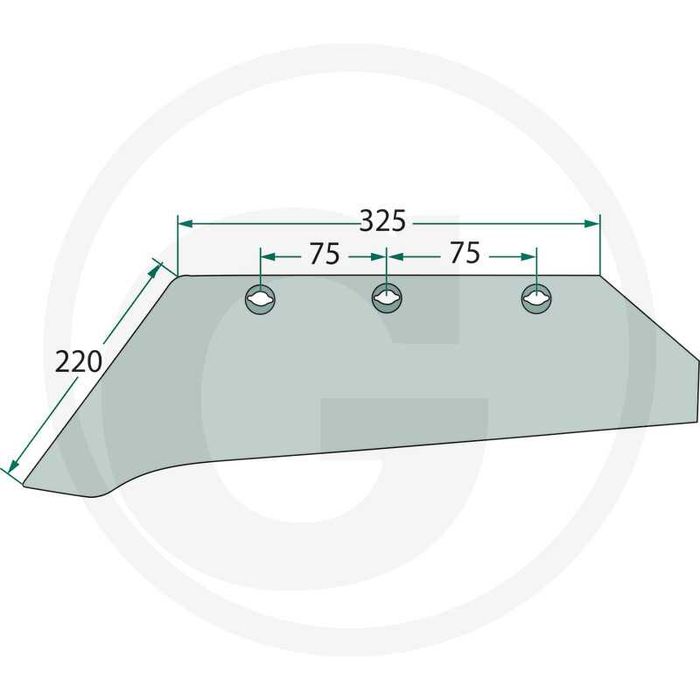 Brăzdar plug cu cioc dreapta/brazdar gassner