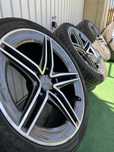Джанти Мерцедес 19 AMG спорт пакет c205 с гуми pirelli зимни