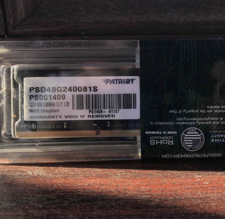 Оперативная память DDR4 8GB 2400Mhz SODIMM