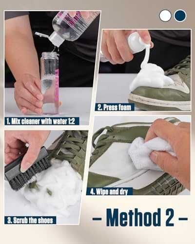 Комплект за почистване Концентриран препарат обувки пяна 3 четки кърпа