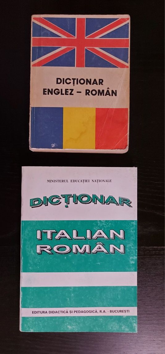 Dicționar englez roman si italian roman