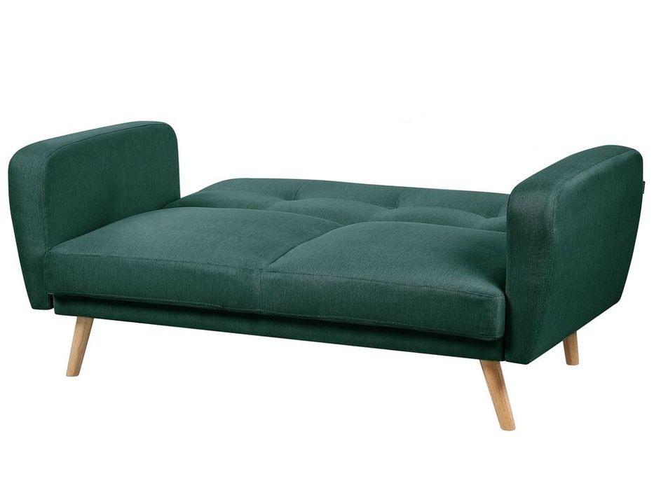 PROMOTIE! NOU Canapea extensibilă "FLORLI", click-clack, verde