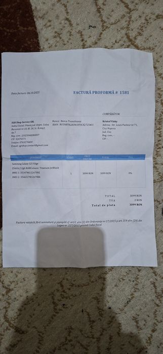 Samsung S 25 Edge 5G impecabill