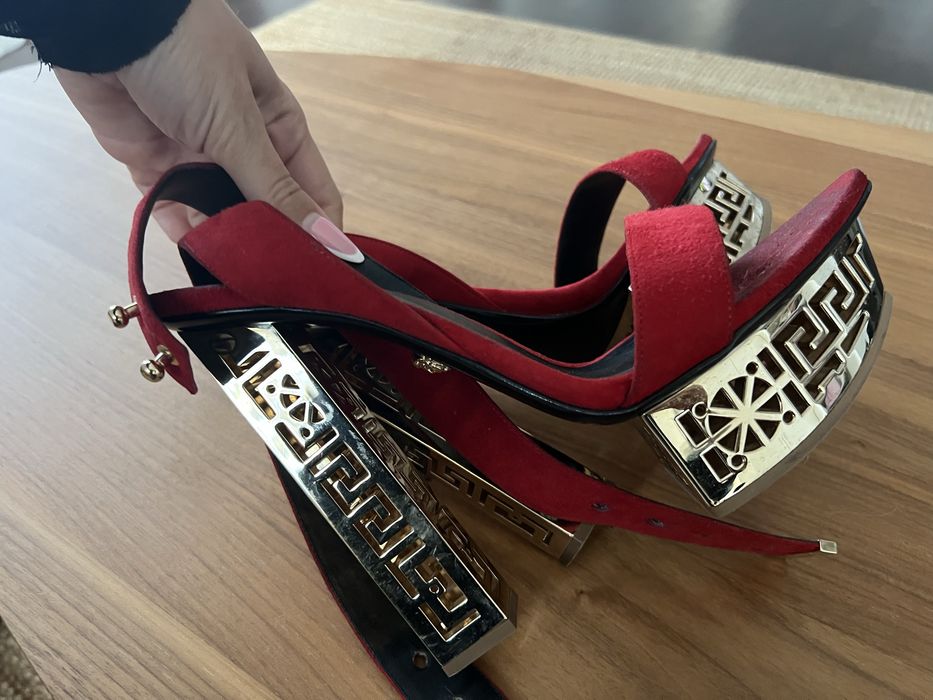 Sandale Versace rosii