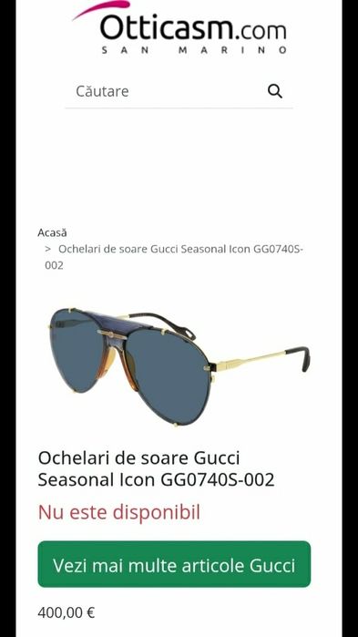 Ochelari soare Gucci GG 0740s