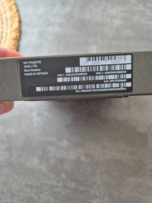 Samsung Galaxy Z FOLD 7 16GB RAM 1 TB Blue Shadow