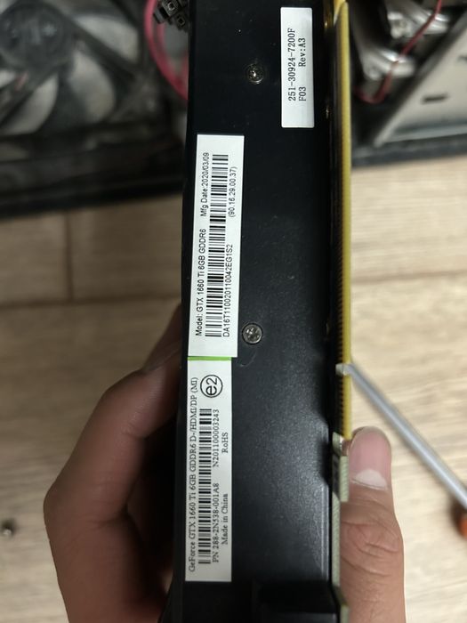 Geforce GTX 1660 Ti 6gb ddr6