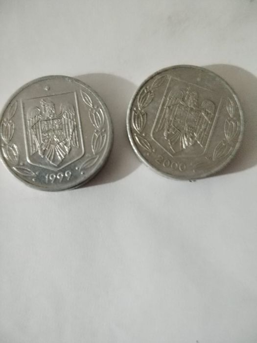Moneda 500 lei 1999 si 2000