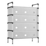Raft pliabil pentru pantofi cu 4 Niveluri, design modern