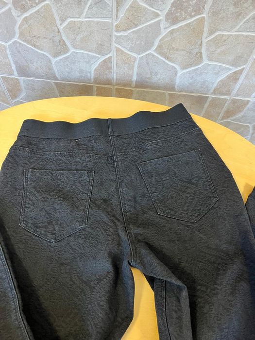 Pantaloni dama elastici negru intens