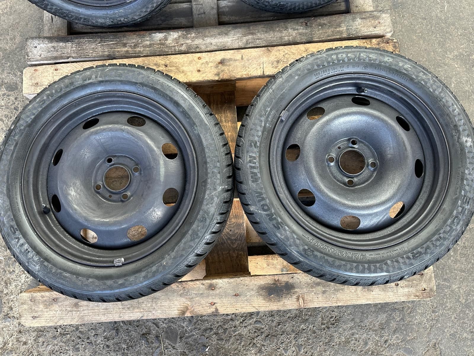Jante tabla Peugeot si Citroen cu anvelope iarna noi 195/55 R16