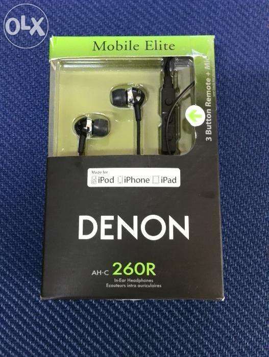 Casti in ear Denon AH-C260 R , made for Ipad, Iphone, Ipod, la cutie