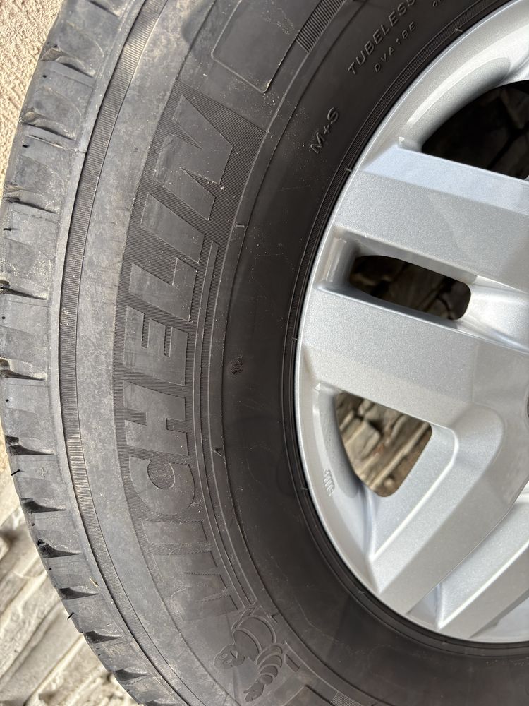 Оригинални джанти Fiat Ducato 16" 5х130 + гуми 225/75/16 Michelin