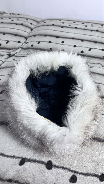 Caciula din blana naturala de vulpe