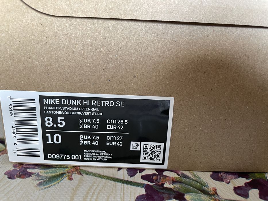 Nike Dunk Hi Retro originali