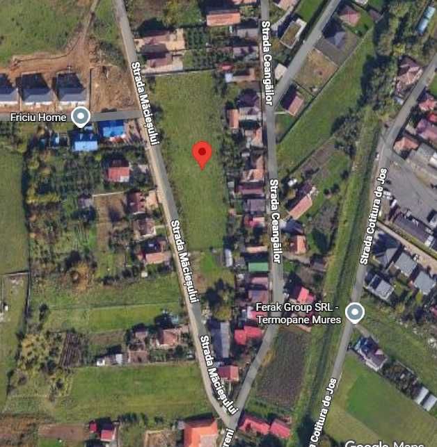 Teren construibil 769 mp - Str. Ceangailor, Tg. Mures (acces Sancraiu)
