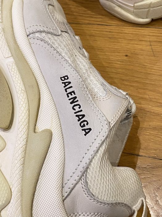 Balenciaga Triple S черни и бели