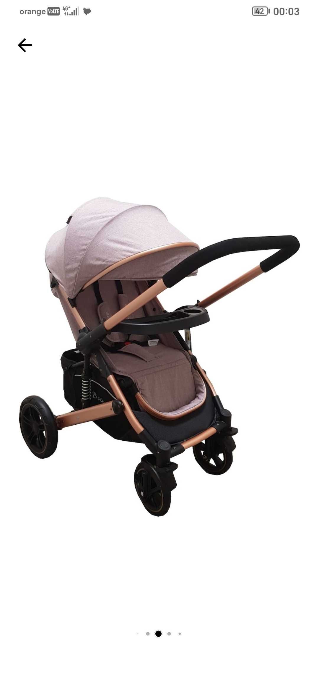 Cărucior baby care 2in1 mâner reversibil