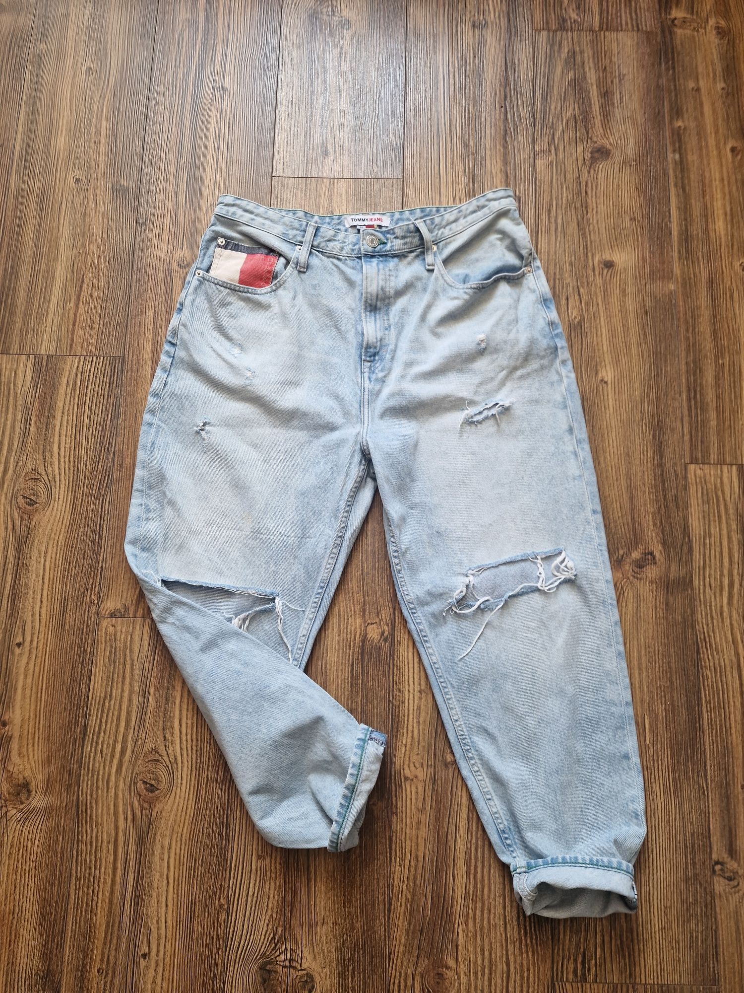 Страхотни дамски дънки moms fit TOMMY HILFIGER, размер 34 / 32