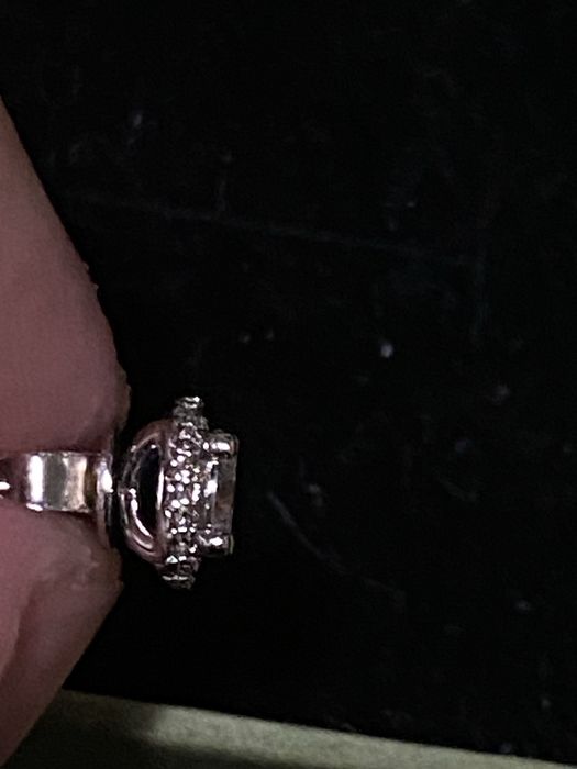 Cercel barbatesc din argint S925 si diamant moissanite 0.5ct