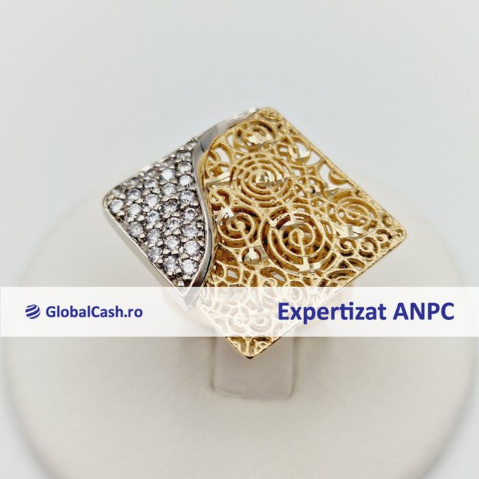 Inel din aur de 14k, 6.39g | GlobalCash.ro #DR87559