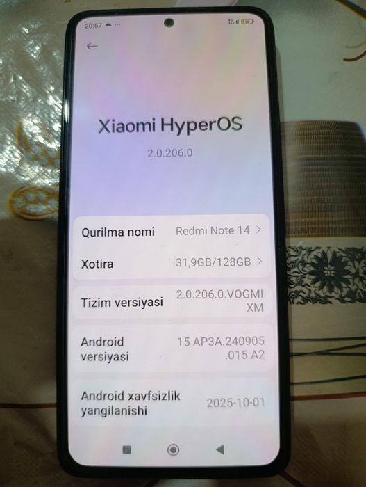 Redmi note 14 6/128gb