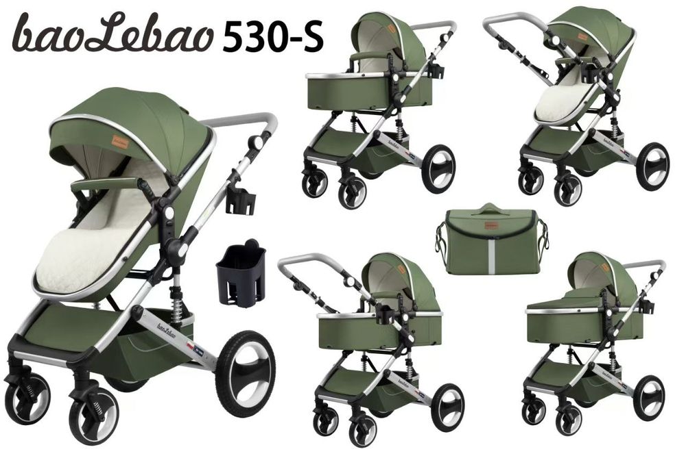 Коляска 2 в 1 BaoLebao 530-S