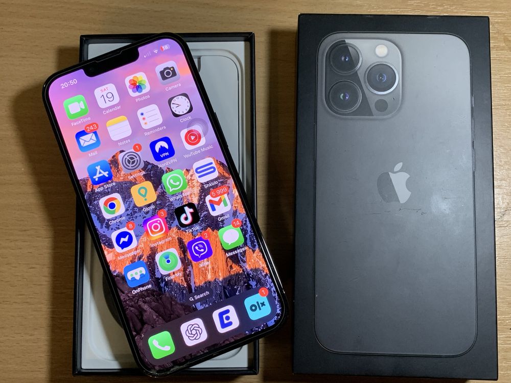 iPhone 13 Pro 128GB Space Gray пълен комплект