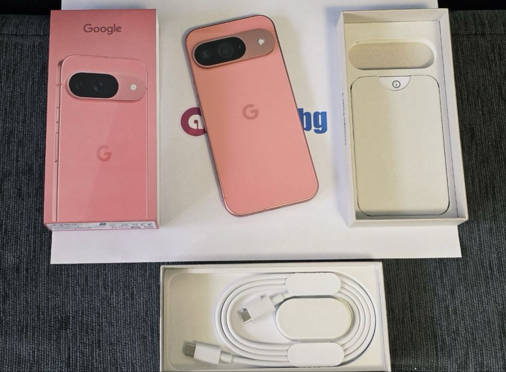 *** КАТО НОВ 128GB Google PIXEL 9 5G Ardes Гаранция 2г Pink