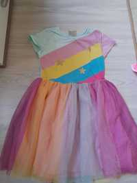 Официална цветна рокличка,размер 5_6г.