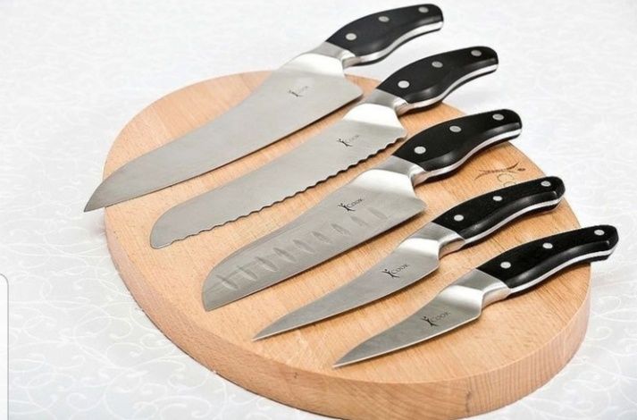 Набор из пяти ножей iCook в футляре.Посуда iCook™ из стали Amway Амвей