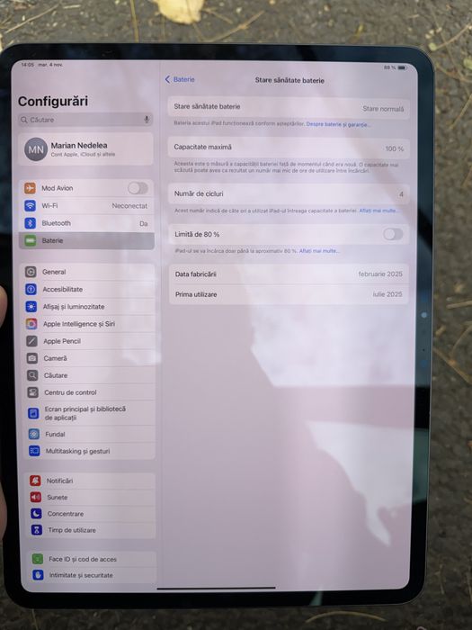 Vand Ipad pro 13"  M4 256Gb